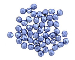 Czech Glass ColorTrends: Sueded Gold Provence Fire Polished Round 3mm