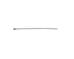 Antique Silver (plated) Head Pin 1", 24 gauge
