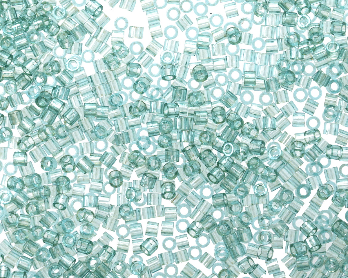 Miyuki Delica Transparent Sea Foam Luster (DBS0112) 15/0 Seed Bead
