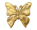 Vintaj Solid Brass Meadow Butterfly Focal 41x38mm