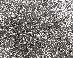 Miyuki Delica Silver Lined Light Gray (DBM0048) 10/0 Seed Bead
