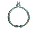 Mykonos Copper (plated) Patina Serpent Ring Focal 50x58mm