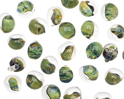 Unicorne Beads Glass Olivegreen Mini Teardrop 5x7mm