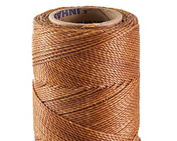 Linhasita Tawny (604) Waxed Polyester Cord PE-4 1mm