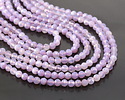 Lavender Moon Quartz (AA) Microfaceted Round 4mm