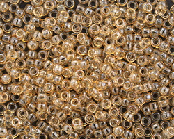 TOHO Gold Lustered Peach Round 8/0 Seed Bead