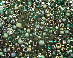 TOHO Bonsai Green/Black Seed Bead Mix