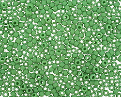 TOHO Opaque Frosted Mint Green Round 11/0 Seed Bead