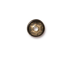 TierraCast Antique Brass (plated) Western Bead 6x10mm