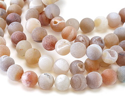 Druzy Round (matte) 10-10.5mm