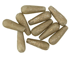 Czech Glass Matte Etched Yellow Ivory w/ Gold Teardrop 16x6mm