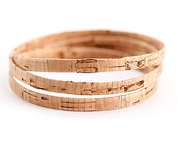 Natural Cork Cord Flat 5mm