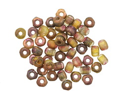 Czech Glass Autumn Leaves Trica Beads 3x4mm