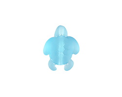 Turquoise Bay Beach-Style Glass Small Sea Turtle 20x15mm