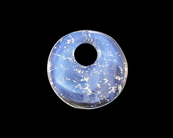 Unicorne Beads Glass Ghost Small Halo Disk 20mm