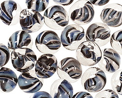 Unicorne Beads Glass Exotic Sea Scales Teardrop 7x9mm