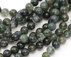 Moss Agate Round 8mm