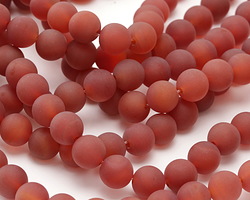 Carnelian (matte) Round 10mm