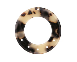 Zola Elements Light Tortoise Shell Acetate Donut Chandelier 38mm