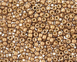 TOHO PermaFinish Galvanized (Matte) Golden Fleece Round 8/0 Seed Bead