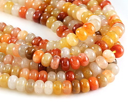 Rainbow Jade Rondelle 5x8mm