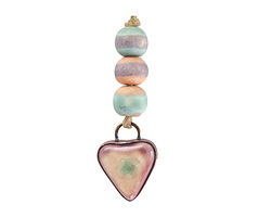 Gaea Ceramic Candy Heart Copper Bezel Bundle