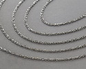 Stainless Steel Figaro Chain, 1.25x1.64mm links, 25ft Spool