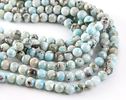 Larimar Round 6mm