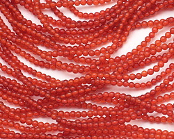 Carnelian Round 2mm