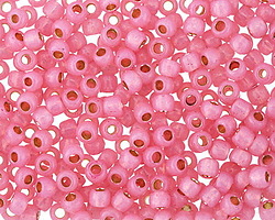 TOHO Permanent Translucent Mauve (with Silver Lining) Round 6/0 Seed Bead