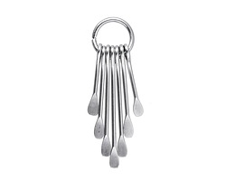 Zola Elements Antique Silver (plated) Finish Long Teardrop Graduated Paddle Focal Set on Ring 12x44mm