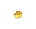 Antique Gold Finish Hammered Coin 10mm