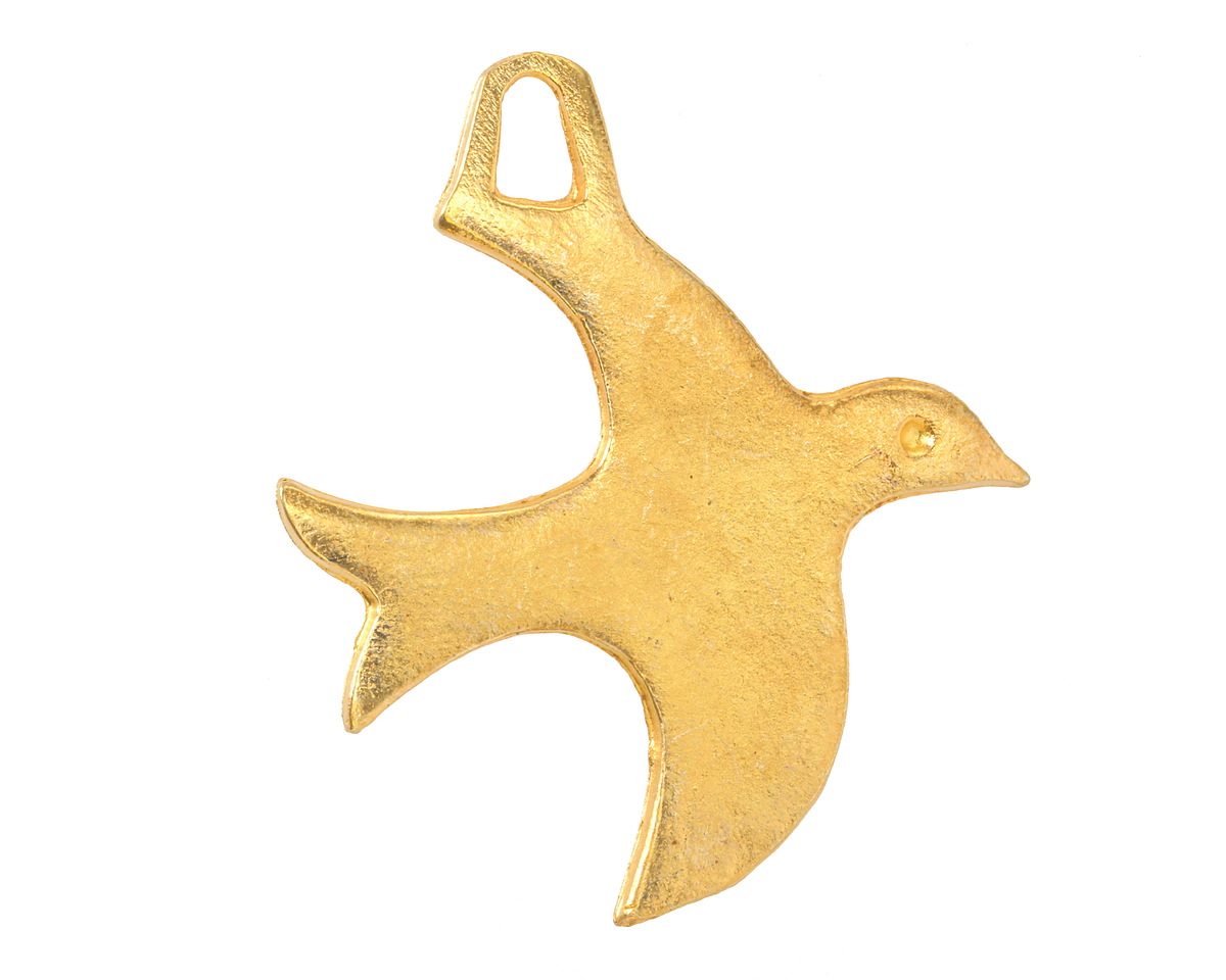 Mykonos Gold (plated) Escher Bird Focal 43x35mm
