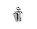 Antique Silver (plated) Bell Pepper Focal 11x18mm
