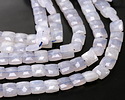 Blue Rose Quartz Faceted Square 8mm