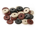 Mykonos Ceramic Morning Brew Mix Thin Rondelle 2-4x13mm