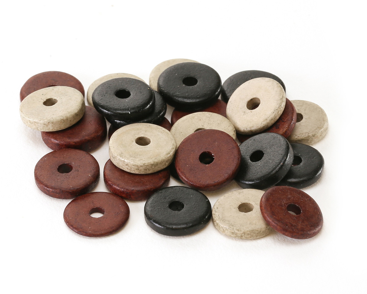 Mykonos Ceramic Morning Brew Mix Thin Rondelle 2-4x13mm