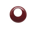 Tagua Nut Merlot Gypsy Hoop 25mm