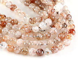 Red Copper Super Seven Round 6mm