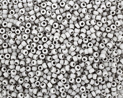 TOHO Opaque Frosted Gray Round 11/0 Seed Bead