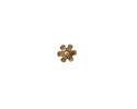 Cymbal Gerani Antique Brass (plated) Bead Substitute for 11/0 Delica Beads 6.5mm