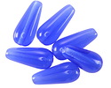 Czech Glass Cobalt Opal Teardrop 20x9mm