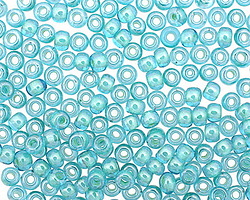 TOHO Aqua (with Light Jonquil Lining) Round 6/0 Seed Bead