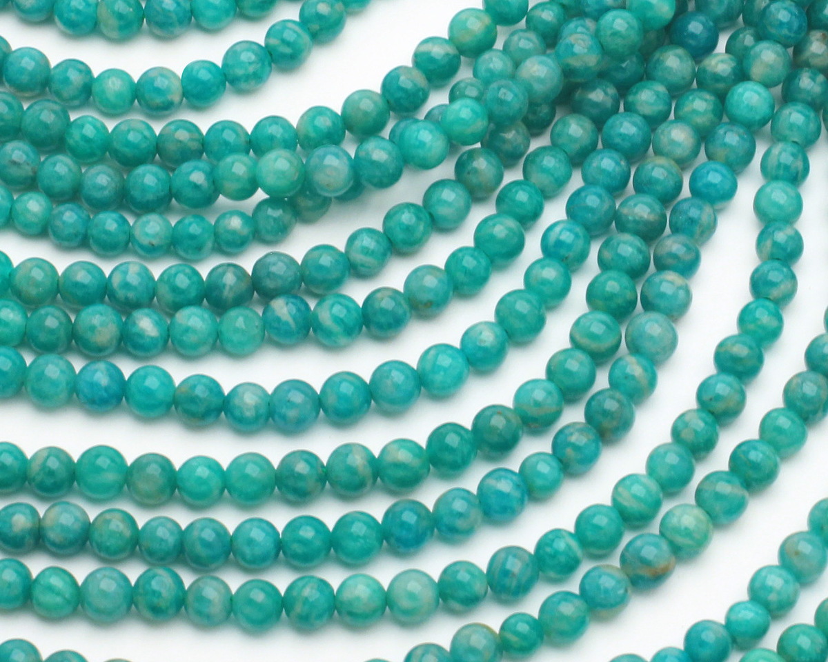 Russian Amazonite Round 4-5mm