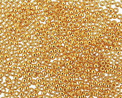 TOHO Metallic 24k Gold (plated) Round 11/0 Seed Bead