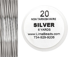Parawire Non-Tarnish Silver 20 gauge, 6 yards