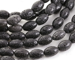 Lava Rock Rice 12x8mm