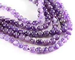 Dogtooth Amethyst (A) Round 6mm