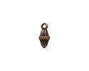 Antique Copper (plated) Seed Focal 13x6mm