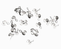 Nunn Design Sterling Silver (plated) Ball Chain Crimp Connector